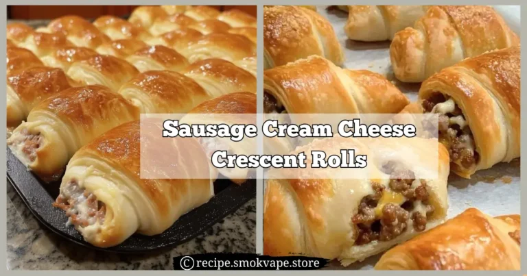 Sausage Cream Cheese Crescent Rolls: A Detailed, Delectable Recipe Guide